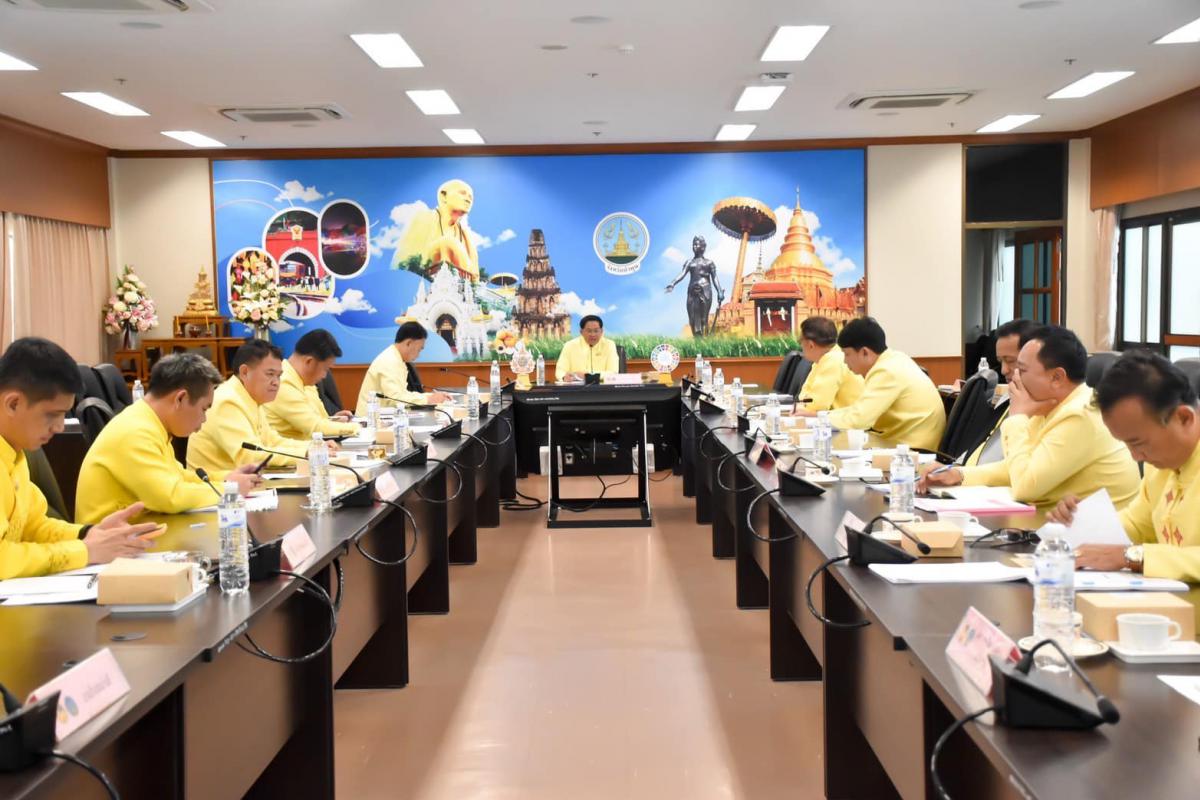การประชุมนายอำเภอ หัวหน้าส่วนราชการ หัวหน้าหน่วยงานรัฐวิสาหกิจ ในสังกัดกระทรวงมหาดไทย ประจำเดือนกรกฎาคม 2567