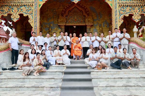 โครงการผู้ว่าฯ พาเข้าวัด ประชา รัฐ ร่วมใจ ใฝ่รักษาศีล 5  ณ วัดป่าเห็ว ตำบลอุโมงค์ อำเภอเมือง จังหวัดลำพูน