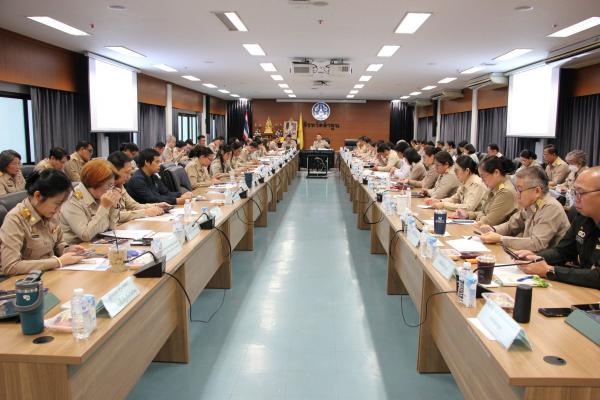 การประชุมคณะกรมการจังหวัดลำพูน และนายอำเภอ และหัวหน้าหน่วยงานที่เกี่ยวข้อง ครั้งที่ 8 ประจำปี 2568