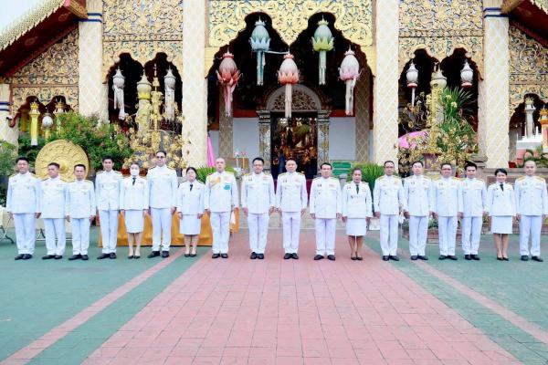 พิธีเจริญพระพุทธมนต์และทำบุญตักบาตร เพื่อ ถวายเป็นพระกุศล สมเด็จพระเจ้าน้องนางเธอ เจ้าฟ้าจุฬาภรณวลัยลักษณ์ อัครราชกุมารีกรมพระศรีสวางควัฒน วรขัตติยราช
